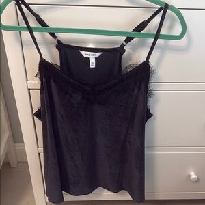 Nine West Black Backless Sleeveless Camisole